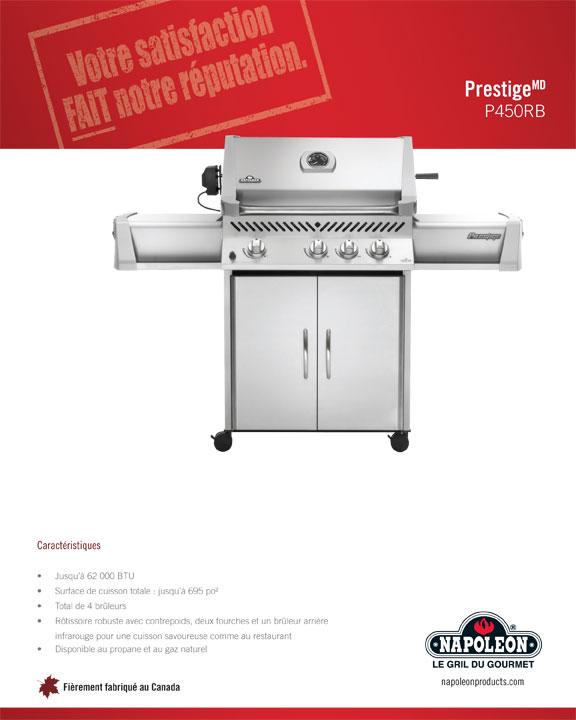 Prestige P450 Gas Grill
