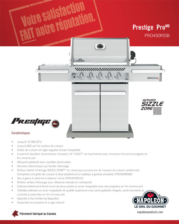 Prestige PRO450RB Gas Grill